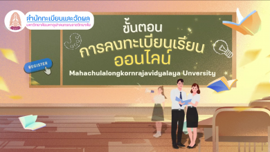 Photo of ขั้นตอนการลงทะเบียนเรียนออนไลน์