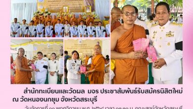 Photo of 📣 สำนักทะเบียนและวัดผล มจร ลงพื้นที่! ประชาสัมพันธ์รับสมัครนิสิตใหม่ ณ วัดหนองนกชุม จังหวัดสระบุรี