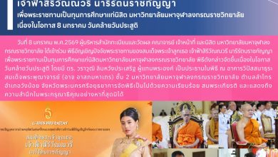 Photo of 🌸 สำนักทะเบียนและวัดผล มจร เข้าร่วมพิธีอัญเชิญปัจจัยพระราชทาน “สมเด็จพระเจ้าลูกเธอ เจ้าฟ้าสิริวัณณวรี นารีรัตนราชกัญญา” เพื่อเป็นทุนการศึกษาแก่นิสิต