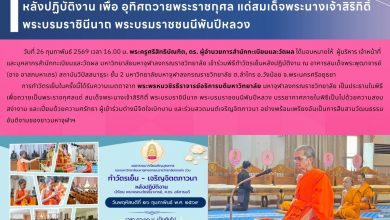 Photo of  ผู้บริหารและเจ้าหน้าที่สำนักทะเบียนและวัดผล เข้าร่วมพิธีทำวัตรเย็นหลังปฏิบัติงาน 