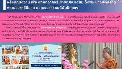 Photo of ผู้บริหารและเจ้าหน้าที่สำนักทะเบียนและวัดผล เข้าร่วมทำวัตรเย็นหลังปฏิบัติงาน เพื่ออุทิศถวายพระราชกุศล แด่สมเด็จพระนางเจ้าสิริกิติ์ พระบรมราชินีนาถ พระบรมราชชนนีพันปีหลวง